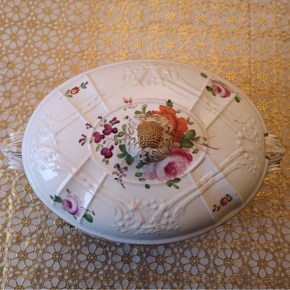 Vintage fine bone casserole from Bloor Derby 1806-1848 - Picture 2 of 5